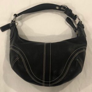 Authentic Coach Mini Leather hobo bag 10030